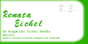renata eichel business card