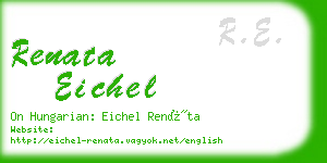 renata eichel business card